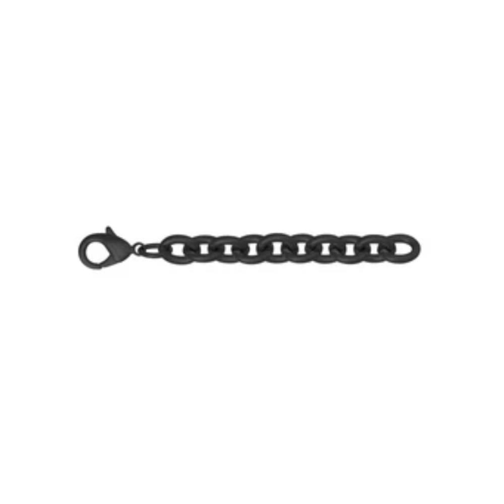Roxanne Assoulin The Puffy Heart Necklace Extender in Black